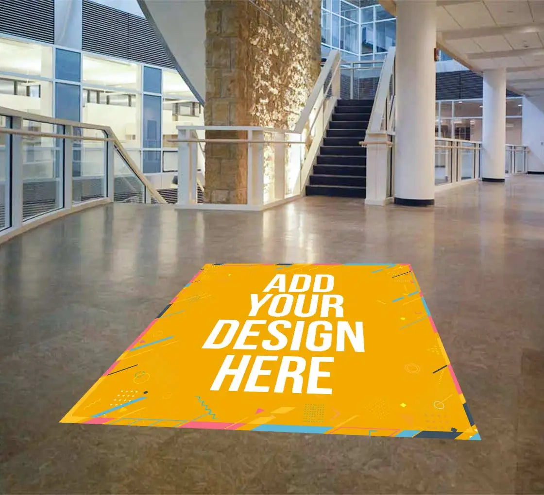 Custom Advertising Decoration Waterproof and Anti-Slip Floor Graphics Vinyl Decal Sticker