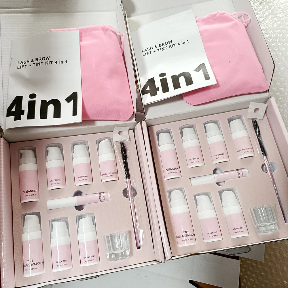 Private Label Makeup Brow Lamination Kit Professional Lash Lift and Tint Kit Lash Lifting and Brow Lamination Set