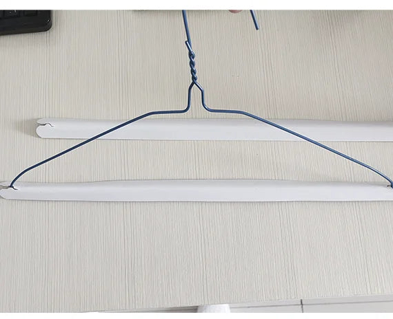 Wholesale Paper Trouser Guards for Metal Wire Disposable Laundry White Paper Guards Trouser Guards for Coat Hanger Anti-slipping