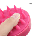 Lohas Salon Hair Care Private Label Black Silicone Hair Scalp Massager Massage Shampoo Brush