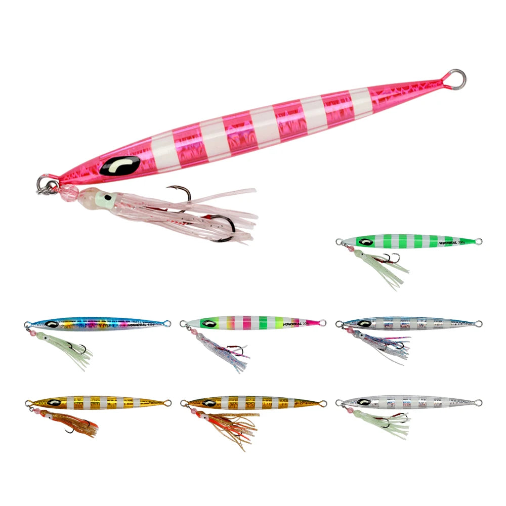 160-300g Speed Sinking Fishing Vertical Jigging Lure Metal Jigs Slow Pitch Jigs MegaBDM