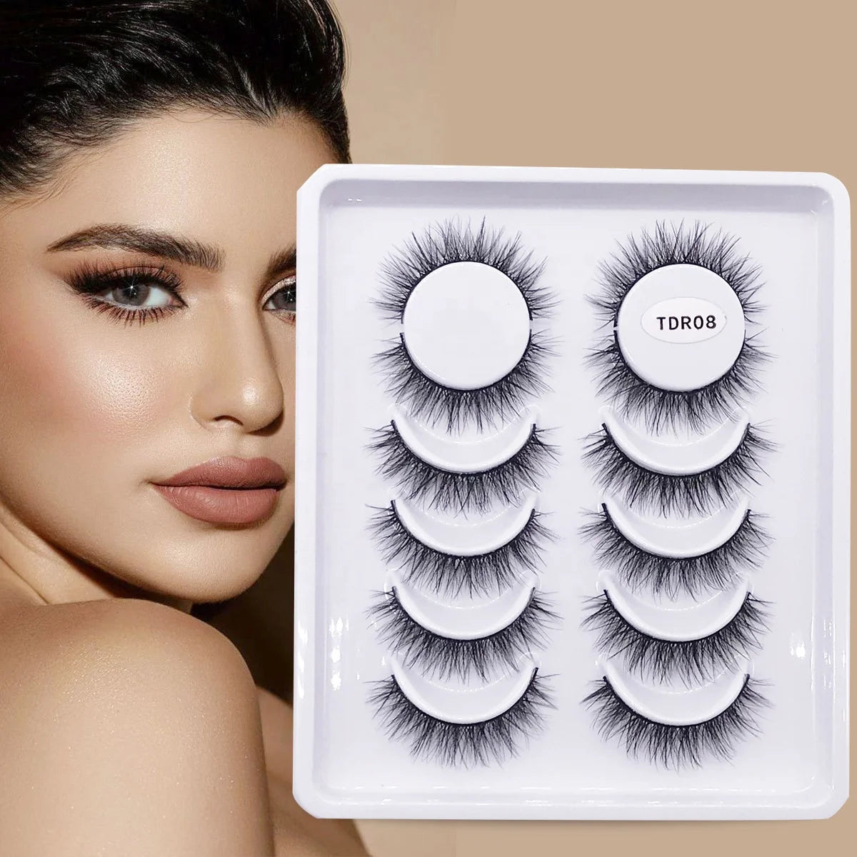 Wholesale 12mm Length Synthetic Hair Natural Soft for 3D Handmade Short Lashes for Middle East & European Markets