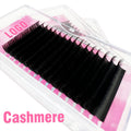 Wholesale Trays 20-25mm Faux Mink Individual Lashes Matt Dark Black Mink Eyelash Extensions Eye Lash Extension Vendor