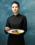 CHECKEDOUT 2025 Restaurant Jackets Chef Coat Cook Clothes Uniforme Chef for Restaurants and Hotels Kitchen Chef Uniform Jacket