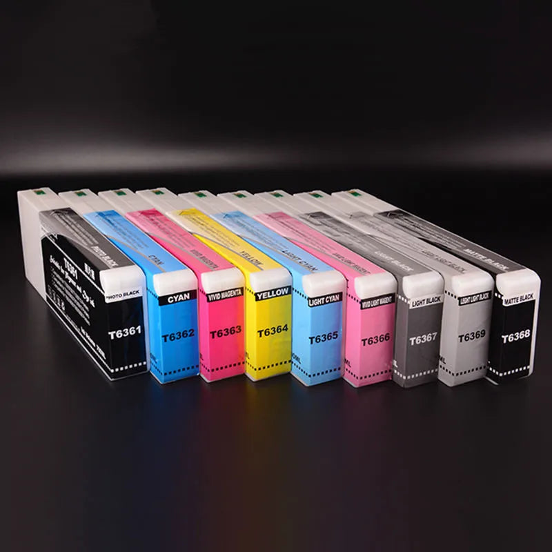 OCBESTJET Compatible Ink Cartridge 700ML/PC T6361-T6369 Full Pigment for Epson Stylus PRO 7908 9908 7890 9890 Printers