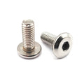 China Factory Button Head Hex Socket Screws Stainless Steel Furniture Bolts Fastener Hexagon Screw for for License Plate
