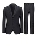 Men's Customizable Two-Piece Wool Material Business Suit Breathable Wedding Workwear & Interview Groom Clothing