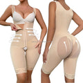 New Arrival High Compression Post Surgery Butt Lifter Body Contour Colombianas Faja Hook Shapewear Bodysuit Full Body Shaper