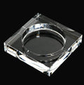 Modern Home & Office Smart Crystal Glass Ashtray Stylish Deco Craft