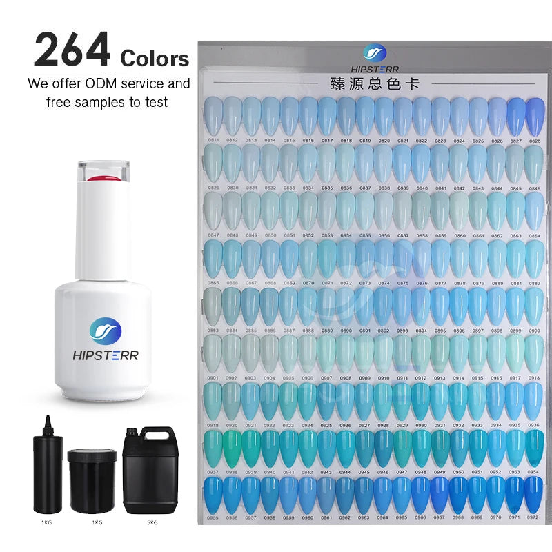 Nail Art Bright High Pigmented Private Label Uv Led Gel Polish Manicure System Blue Color Nail Polish Uv Gel