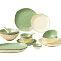 Solhui Nordic Luxury Gold Edged Ceramic Irregular Dishes Plate Bowl Dinnerware Wholesale