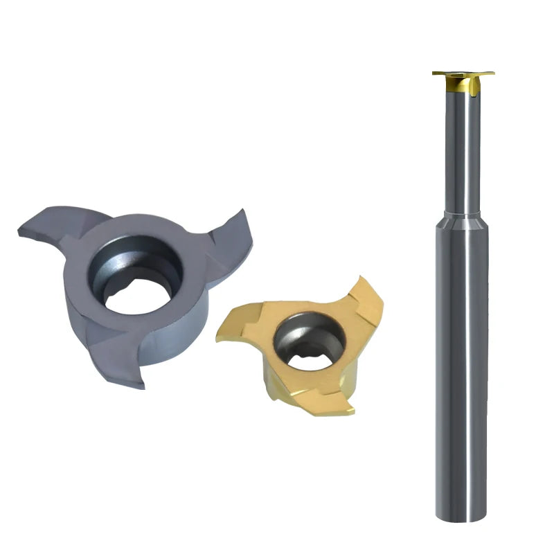 T-groove Slot Blade Milling Blade Whirlwind groove Cutter Rod 327-16B42EC14 Hard Alloy End Milling Cutter HRC65