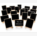Small Rectangle Chalkboards Blackboard Mini Wooden Blackboard With Removable Stand Chalkboard Message Boards Sign