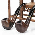 New Arrival Classy Black Sandalwood Smoking Pipe Cigar Hot Selling High Quality Custom Wood Smoking Pipe