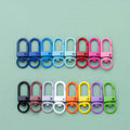 DIY Accessories Paint Metal Lobster Claw Swivel Eye Bolt Snap Hook Clasp for Keychain