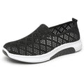2026 Fly Woven Breathable Women's Single Shoes Summer Casual Shoes Soft Soled Fashion One Foot Net Shoes
