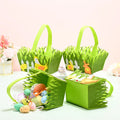 Hot Sale Wholesale Egg and Candy Bunny Basket Fabric Easter Baskets With Handle