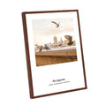Light Luxury Aluminum Alloy Simple Wood Grain Picture Frame for Home Decoration Hotel Decoration