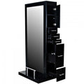 Double Sided Styling Mirror Station of Beauty Salon With Drawers