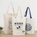 Direct Factory Supply Customized Eco-Friendly Recycled Cotton Canvas Tote Bag Natural Color New & Stylish Shopping Bag