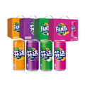 Hot Selling Fan Ta 330ML Modern Cans Beverage Fruity Flavors Carbonated Sparkling Drink Grape Peach Ready to Drink
