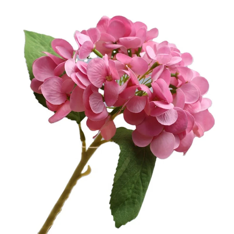 Superior quality real touch latex hydrangeas artificial flowers hydrangea for home decor