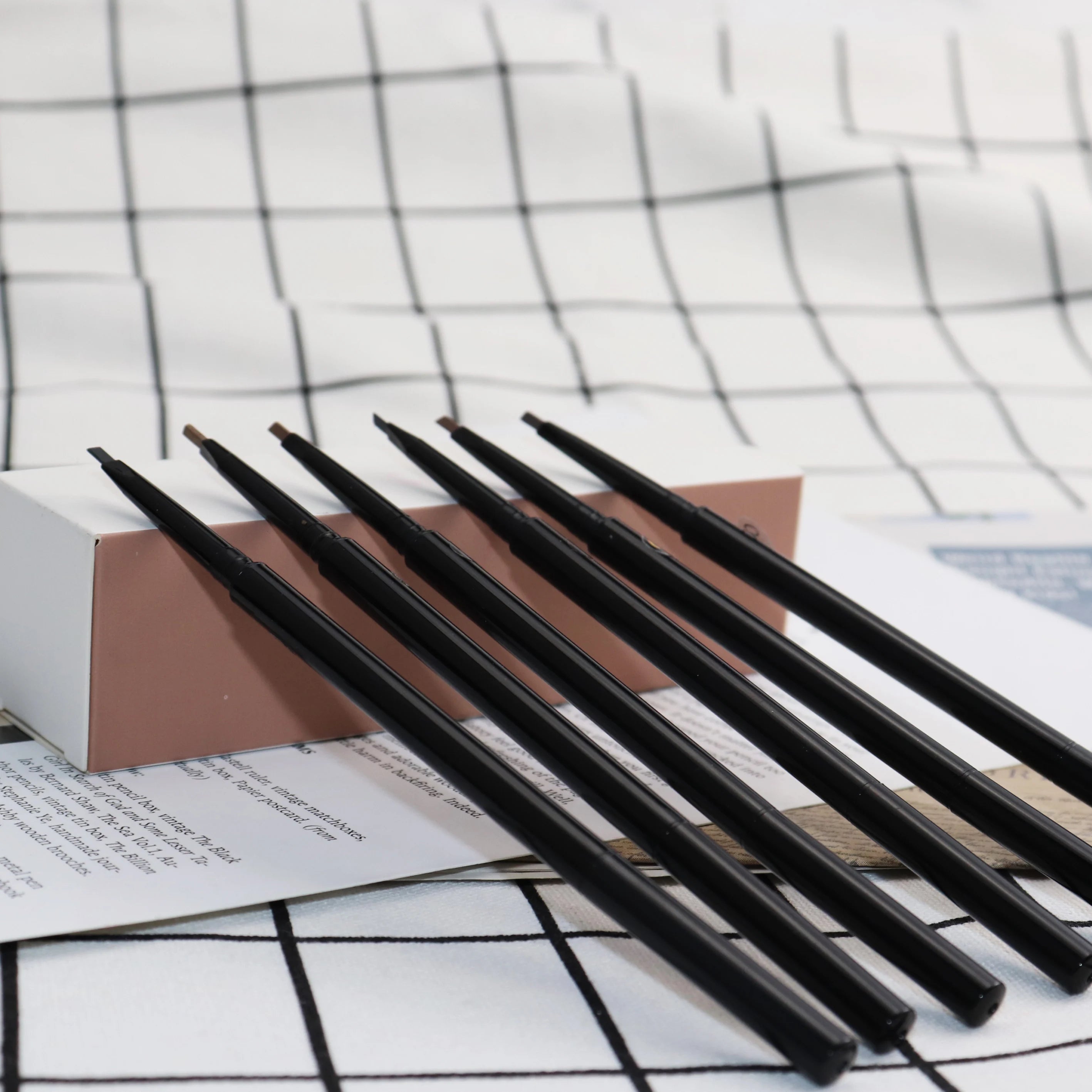 Private Label Waterproof Eyebrow Pencil Custom Logo Eye Brow Pens Chemical Ingredient