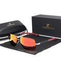 KINGSEVEN 2025 Brand Aluminum Alloy Sunglasses for Men and Women HD Polarized UV400 Mirror Oculos De Sol N724
