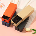 Custom Logo Sliding Drawer Paper Gift Boxes for Sunglasses Recycled Materials UV Coating Matt Lamination Embossing Packaging