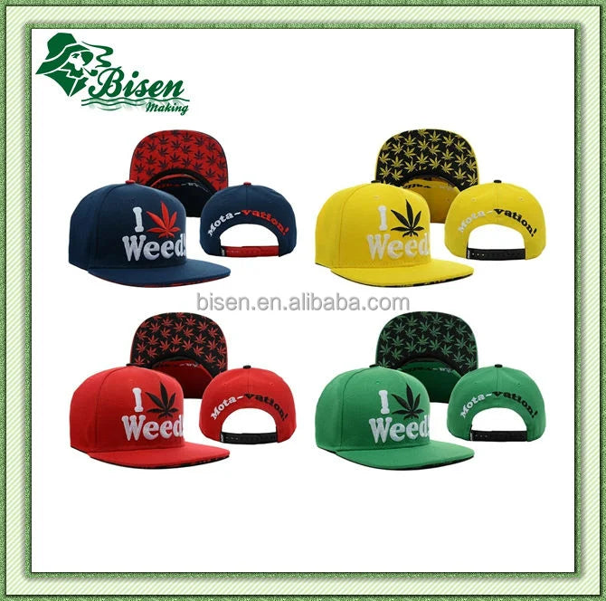 OEM ODM Customized Flat Brim 3D Embroidery Snapback Caps