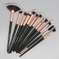 Aoqi 12pcs Private Label Professional Eye Shader Makeup BrushesBlending Crease Highlight Eyebrow Eyeshadow Brush Set