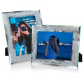 5x7 Glass Picture Frames with Heart-shaped Pattern Glass Photo Frame 5x7 for Horizontal and Vertical Custom Crystal Photo Frame