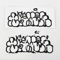 Custom Waterproof and Anti-Tamper Eggshell Vinyl Label Sticker Fragile and One-Time Used for Candle Product Packaging