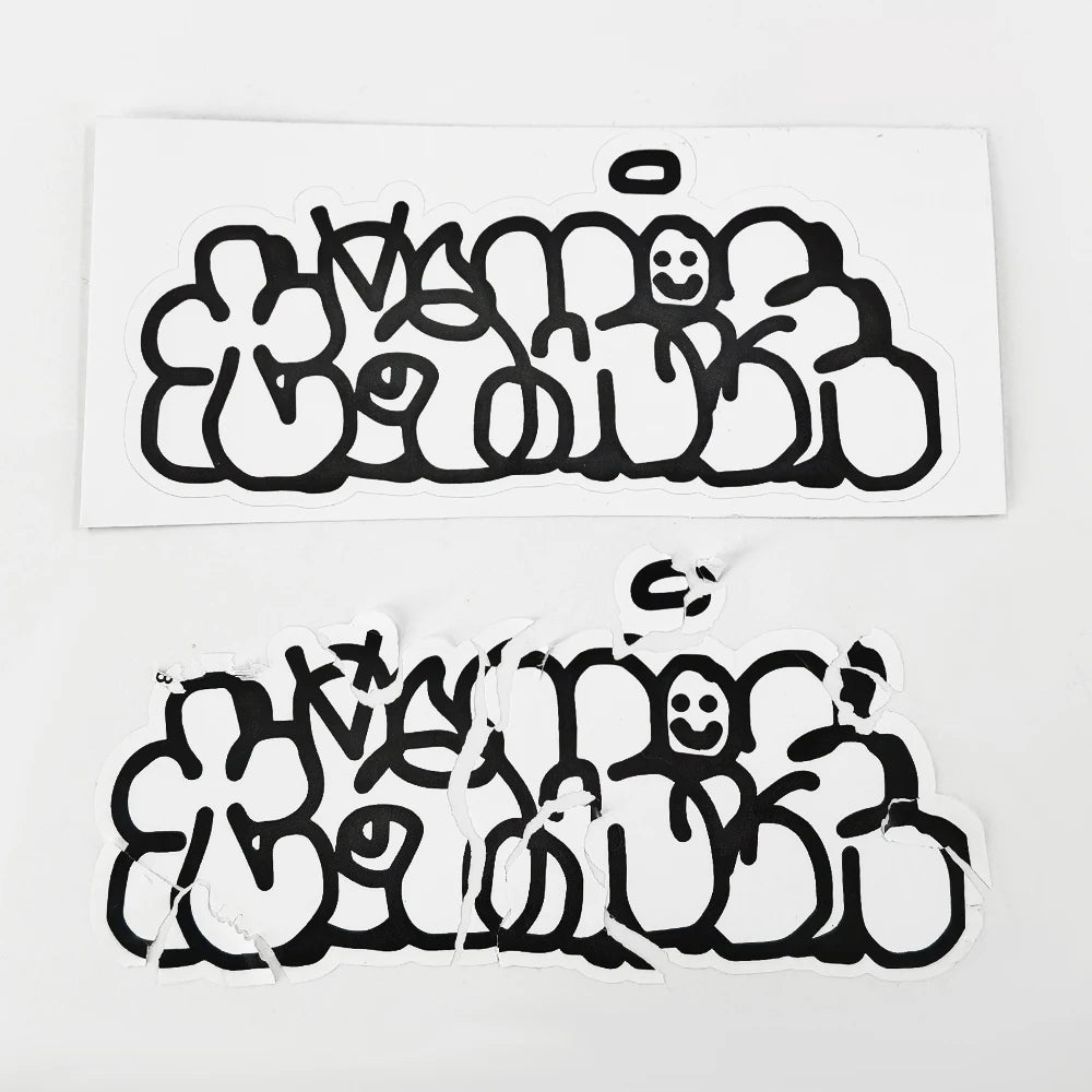 Custom Waterproof and Anti-Tamper Eggshell Vinyl Label Sticker Fragile and One-Time Used for Candle Product Packaging