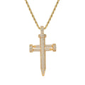 CN112   Men's Iced Brass CZ Pendants Hip Hop Jewelry Gold Silver Color Party Jewelry Gift Bling Bling