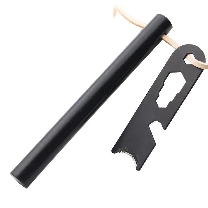1/2*5inch Survivalist Waterproof Fire Steel Ferro Rod Emergency Fire Striker Lighter