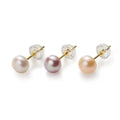 Bridal 4MM 6MM 8MM Pearl Earrings Unique Earrings Jewelry for Women S925 Sterling Silver White Freshwater Pearl Stud Earring