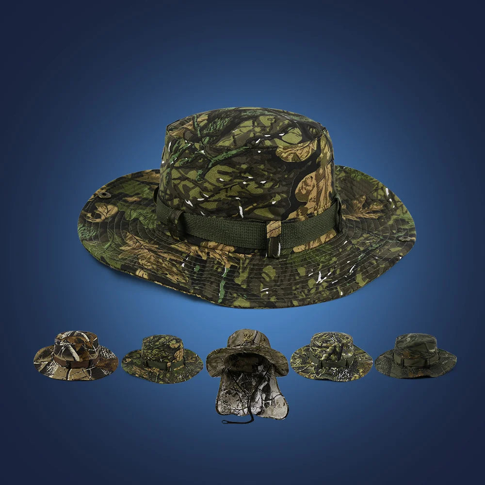 OEM/ODM Custom Bucket Hats Camo Caps Cycling & Camping Caps | Free Design & Low MOQ