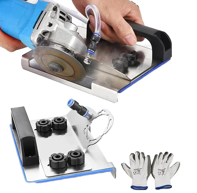 Hot Sale 45 Degree 100 Angle Grinder AttachmentIndustrial Stainless Steel Tile Chamfering Tool for Power Tool Accessories