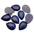 DIY Fashion Hot Sale Waterdrop Flat Back Jewelry 25*18mm Gem Stone Lapis Lazuli Cabochon Crafts