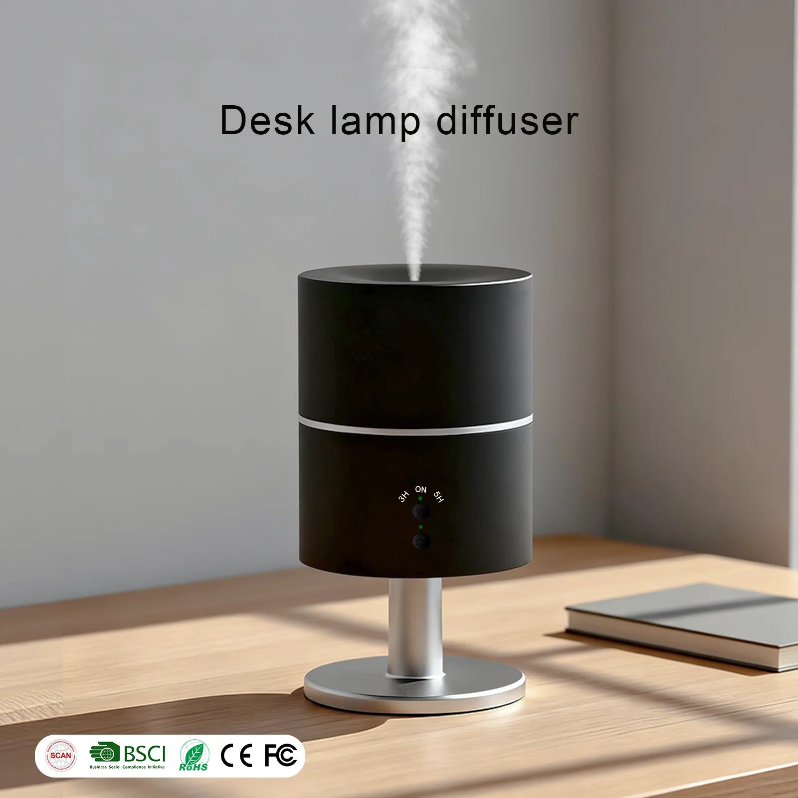 2026  Best Selling Humidifier Diffuser 3 in 1 Table Design Warm Cool Light  Aroma Humidifier Ultrasonic  for Gift Bed Room