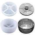 Creative Tire Shape Ashtray Silicone Mold for DIY Epoxy Resin Mold Circular Storage Box Mold Table Decoration Handmade Crafts