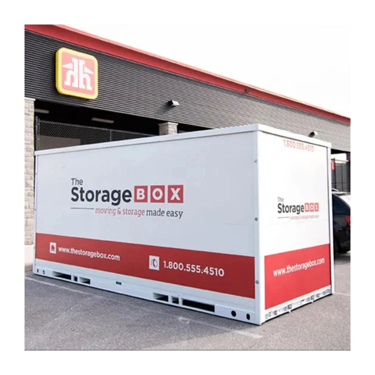 Q235 Steel 9ft 16ft 19ft Foldable Storage Unit Movable Portable Moving Rental Self Storage Containers House in USA