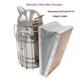 Hot Sale Manual Stainless Steel Bee Smoker New Condition Beekeeping Equipment with Shield