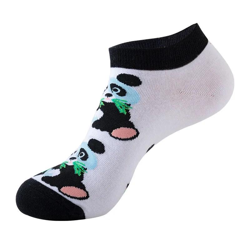 Fashion Daily Sports Animal Dog Custom Pattern logo Size Soft Gifts Socks Unisex Soft Ankle Socks Casual Knitted Cotton Socks
