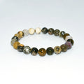 Wholesale 6/8/10mm Natural Ocean Agate Bracelet for Women Men