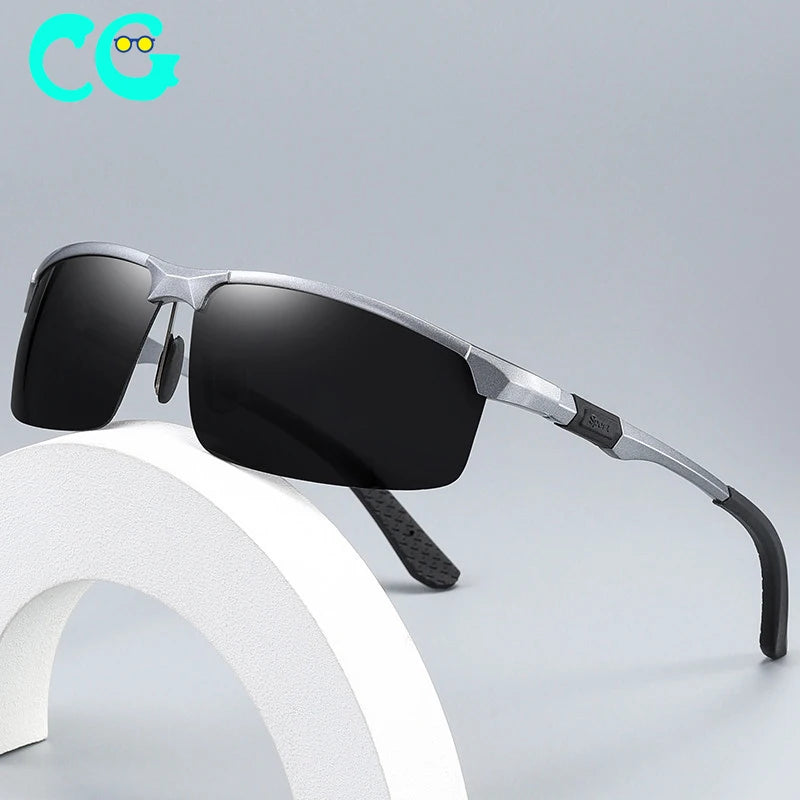Sunglasses for Car Driving Night Day Vision Lens Aluminium Polarized UV Protection Glasses Women/Men Fashion Sunglasses 3121