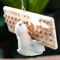 Classic Luxury & Cartoon Style Parrot Bird Toys Eco-Friendly Hanging Chewing & Foraging Toy Made of Bamboo & Wood