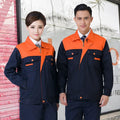 Unisex Work Uniform Safety Suit for Industry Construction Long Sleeves Jacket Breathable Cotton Blend Polyester Pants Chemical