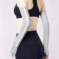 Fashion Women Slimming Summer Outdoor Cycling Riding Anti-UV Women Compression Arm Long Sleeve